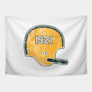 Green Bay Packers Year Founded Vintage Helmet Tapestry