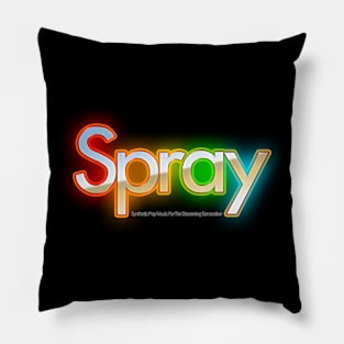 SPRAY - CLASSIC RAINBOW LOGO Pillow