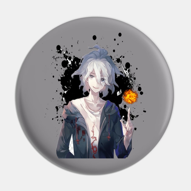 Fire boy anime t-shirt Pin by OtakuAmazing