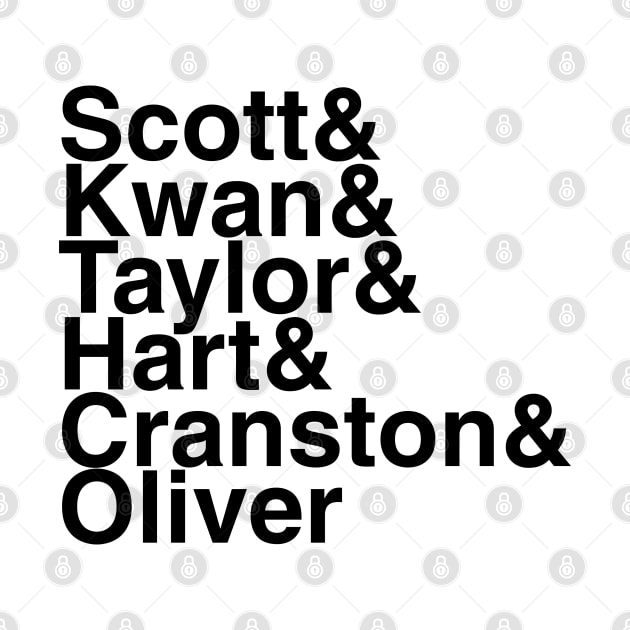 Power Rangers Helvetica List by DennisMcCarson
