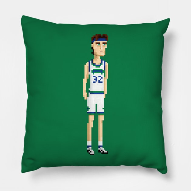 Christian Laettner Pillow by PixelFaces