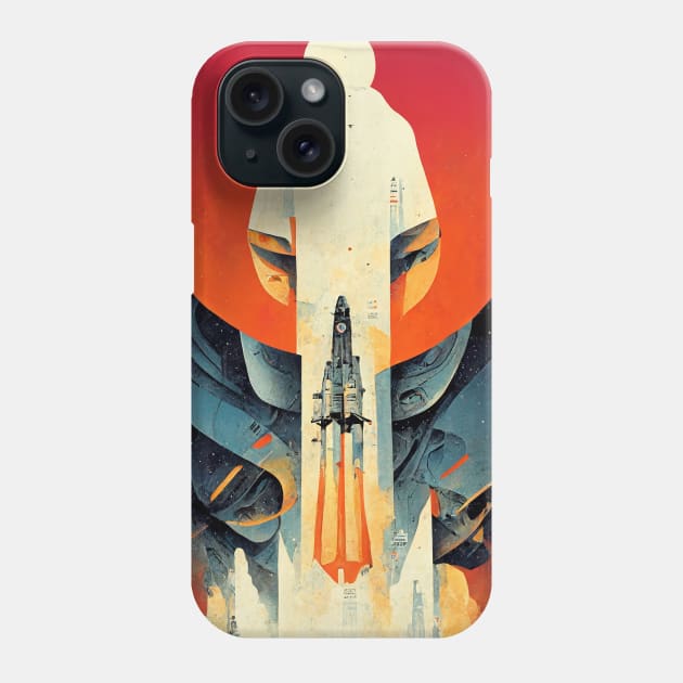 Space Race Phone Case by JoshWhiteArt