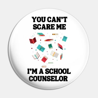 School Counselor Colorful Design Pin