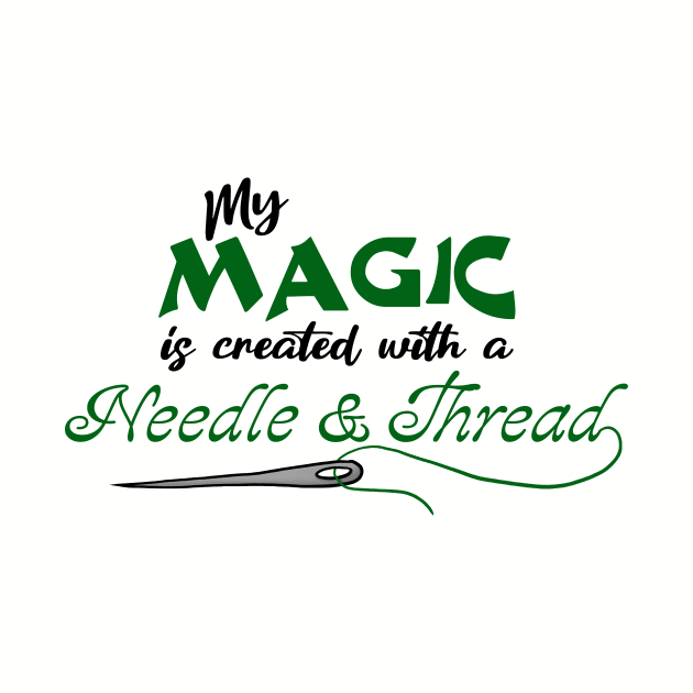 My Magic is created with a needle and thread by JKP2 Art