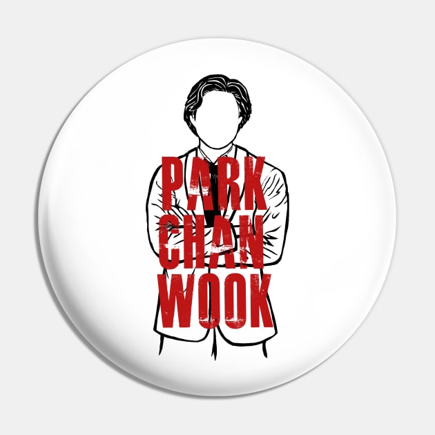 Park Chan Wook Portrait Pin by Youre-So-Punny