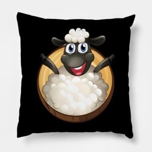 Vintage Sheep TV Series Cartoon The Shaun Pillow