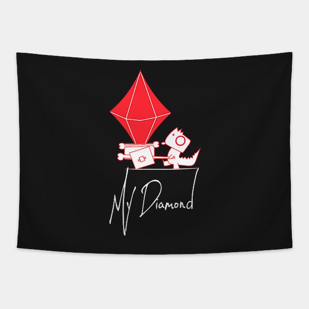 POMPITO MY DIAMOND Tapestry by Nostrade