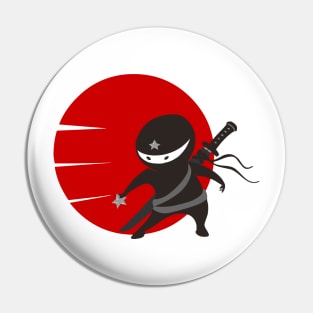 Little Ninja Star Pin