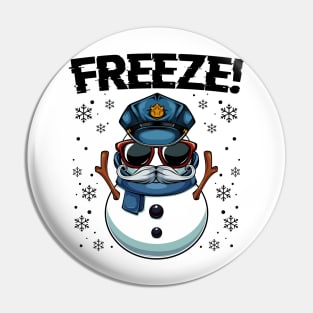 Christmas Snowman Pin