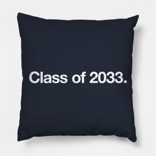 Class of 2033. Pillow