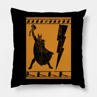 Thor on a Greek Vase Pillow