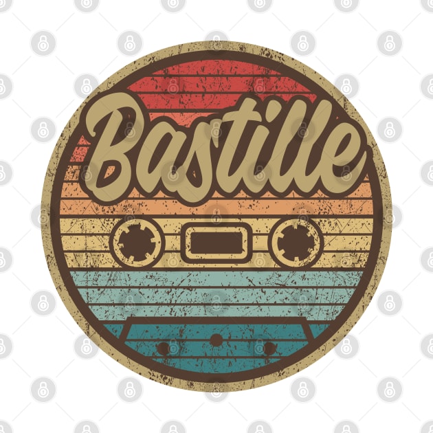 Bastille Retro Cassette Circle by penciltimes