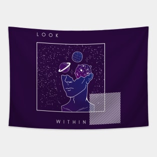 Look Within Galaxy Mind Tapestry