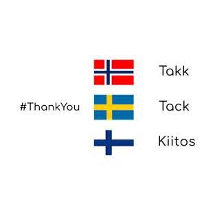 Thank you - scandinavia T-Shirt