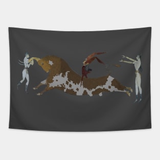 Bull Leaping Tapestry