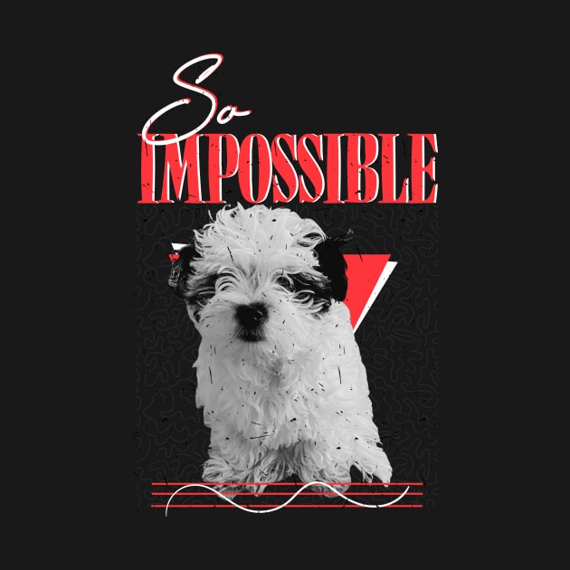 So Impossible Retro Vintage Dog Tee by So Impossible