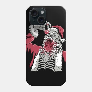 Santa eating a glowing... Phone Case