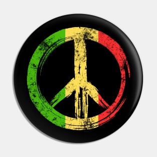 Reggae Peace Pin