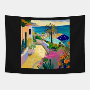 Summer at the seaside Tapestry