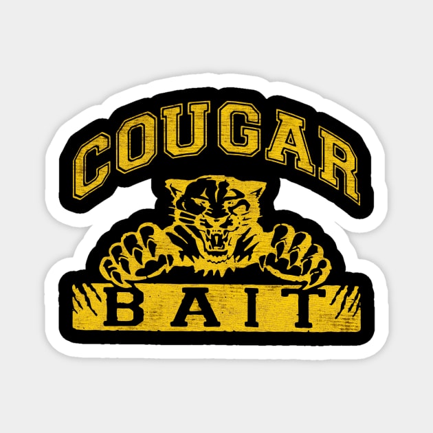 Cougar bait Yellow Magnet by TapABCD