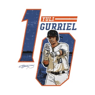 Yuli Gurriel Houston Deuces Offset T-Shirt