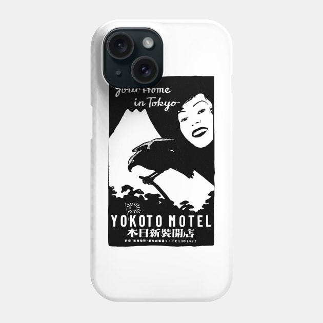 Vintage Tokyo Fuji Motel Phone Case by Kujo Vintage