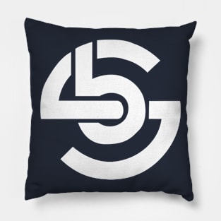 Sundays Logo White Pillow