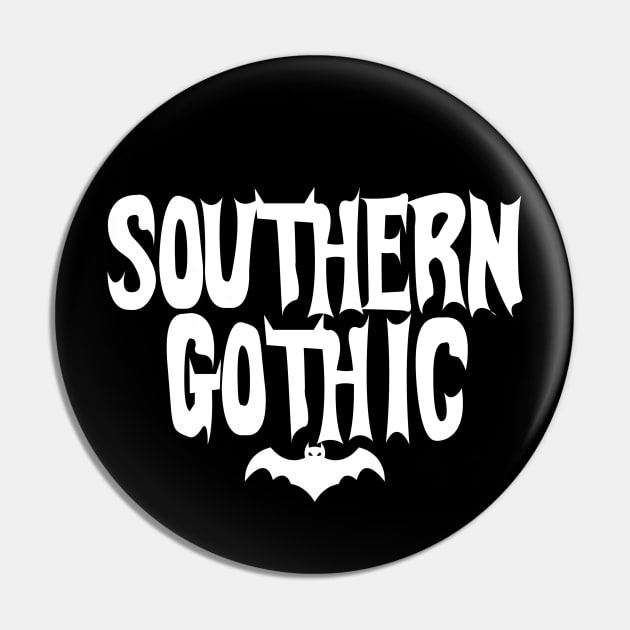 Southern Gothic - Design 1 - Gothic Pin by Nat Ewert Art