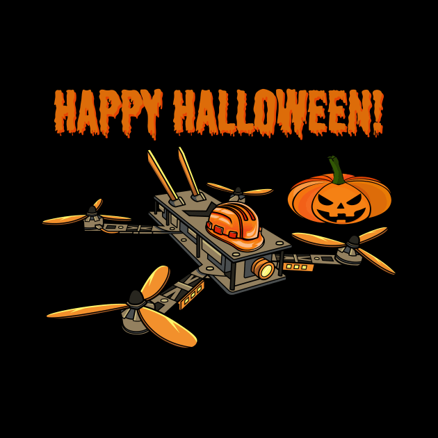 Drone #4 Halloween Edition by Merch By Engineer