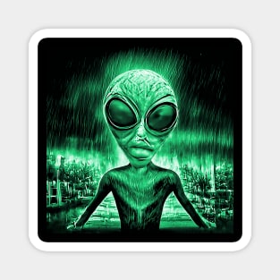 Planet X Aliens Sci-Fi NFT Collection Magnet