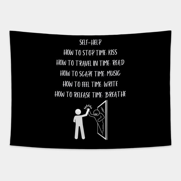 Self-Help, Motivational and Inspirational Self Help Quote Tapestry by JK Mercha