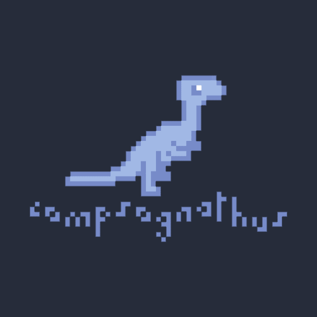 Pixel Art Compsognathus by Trijucre