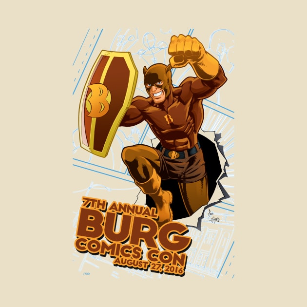 Burg Comics Con 2016 Transparent Background by burgcomics