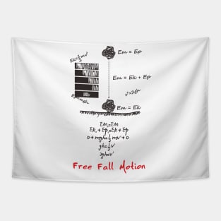 free fall motion Tapestry