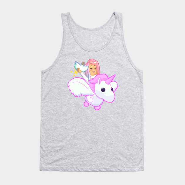 Pink Flying Unicorn Roblox Tank Top Teepublic Au - roblox tank top