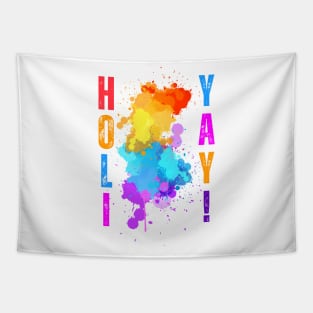 Holi YAY! Happy holi Tapestry