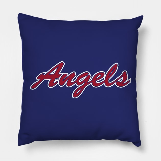 Angels Script – Red Pillow by SHAngelsShop