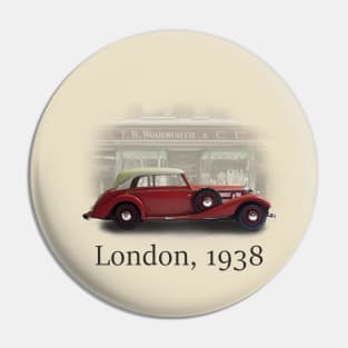 A Mercedes in London Pin