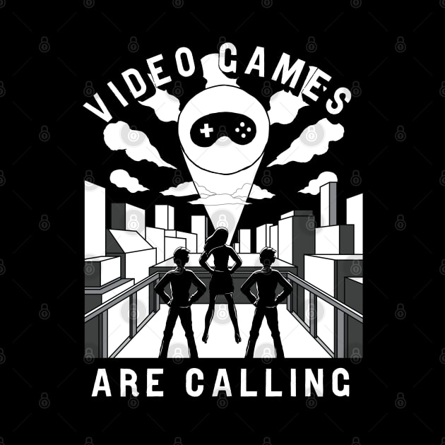 Video Games Are Calling Video Gamer Gifts by atomguy