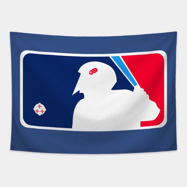 Major League Blast Shield Tapestry by brodiehbrockie