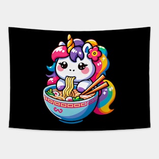 Space Unicorn Ramen Tapestry