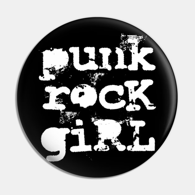 Punk Rock Girl Pin by Oolong