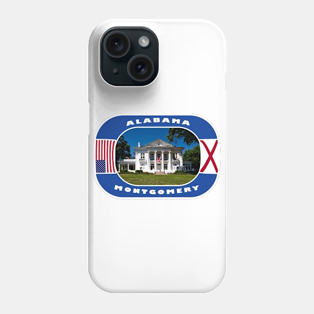 Alabama, Montgomery City, USA Phone Case by DeluxDesign