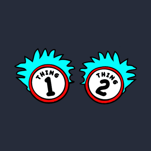 Thing 1 and Thing 2 by JAFARSODIK