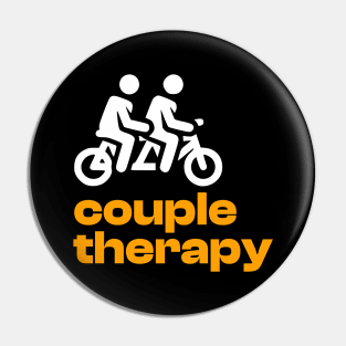 Couple Therapy Tandem Bike Pin