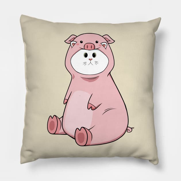 Cat in pig costume clearance
