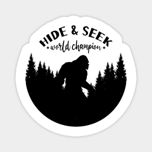 Bigfoot Hide And Seek World Champion Magnet