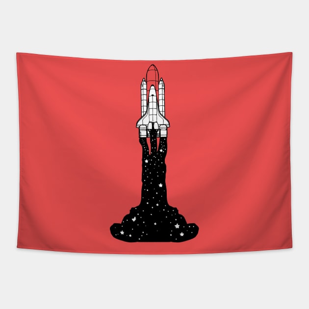 Space Shuttle Tapestry by Ace20xd6