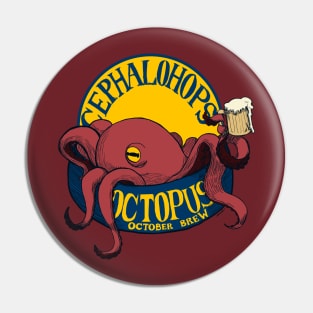 Octopus October Brew Pin