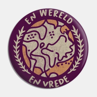 Een Wereld, Een Vrede Pin